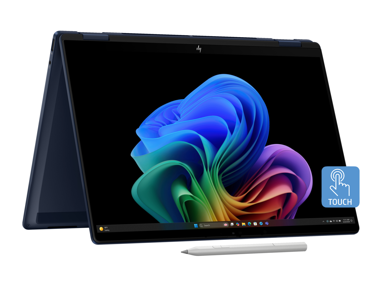 HP OmniBook X Flip Laptop 14 inch Next Gen AI 14-fm0046TU, Blue