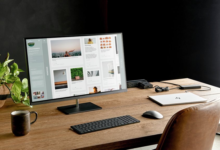 HP N246v 23.8inch Monitor HP Online Store